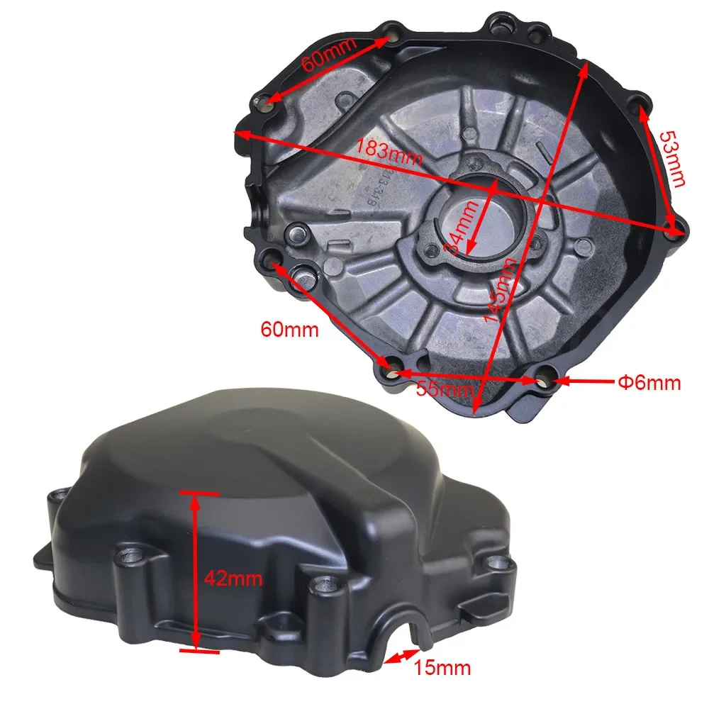 For SUZUKI GSXR1000 2005 2006 2007 2008 GSXR GSX-R1000 K5 K6 K7 K8 Motorcycle Aluminum Stator Engine Cover Crankcase w/ Gasket