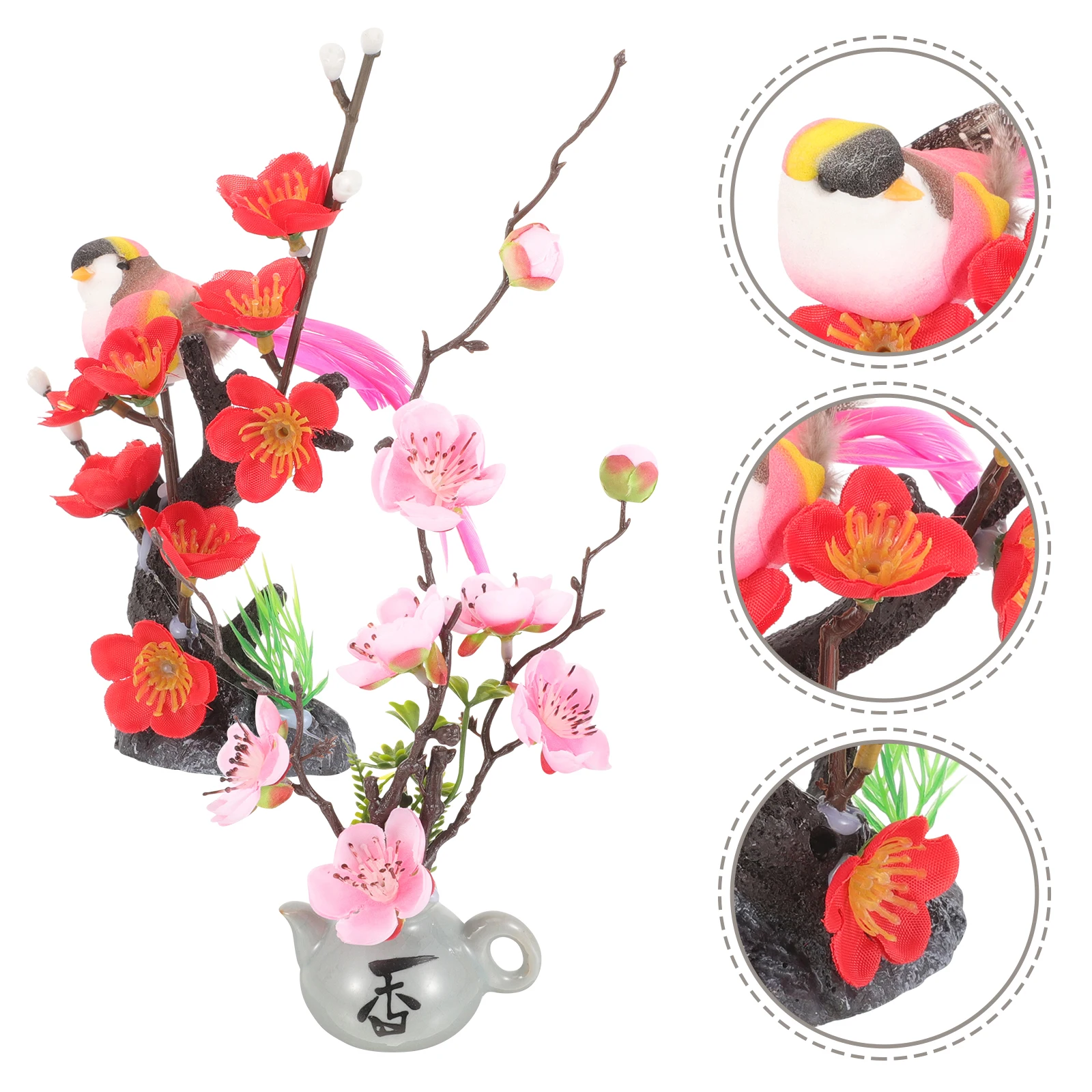 

2pcs Plate Decorations Sashimi Dish Ornaments Japanese Food Shop Accessories Artificial Flower Fake Flower Decorative
