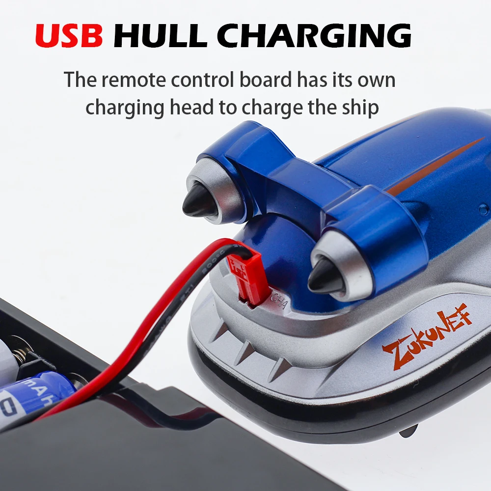 Mini Barco de Control remoto para niños, barco de carreras de alta velocidad, resistente a los golpes, juegos al aire libre, juguetes electrónicos