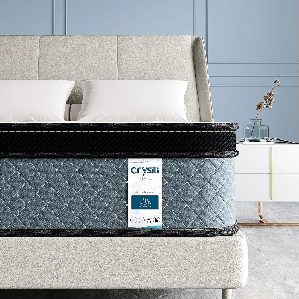 Full Mattresses 12 inch Memory Foam Mattress Full Size Hybrid Mattress Medium Firm Full Bed Mattress in a Box with CertiPUR-US