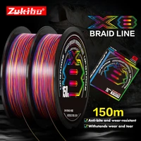 Japón Original Xbraid Upgrade X8 nunca se desvaneció Multicolor línea multifilamento de alta calidad súper fuerte 1000M 500M 300M 8 hebras línea de pesca trenzada duradera agua salada sedoso redondo sin memoria