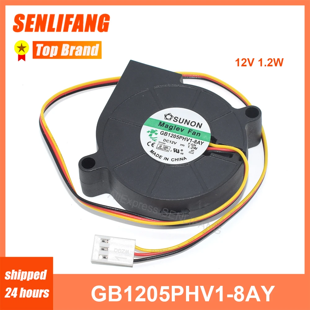 

Brand New 3D Printer Blower Fan 5015 Cooler GB1205PHV1-8AY For SUNON 50 *50*15MM Cooling DC12V 1.2W