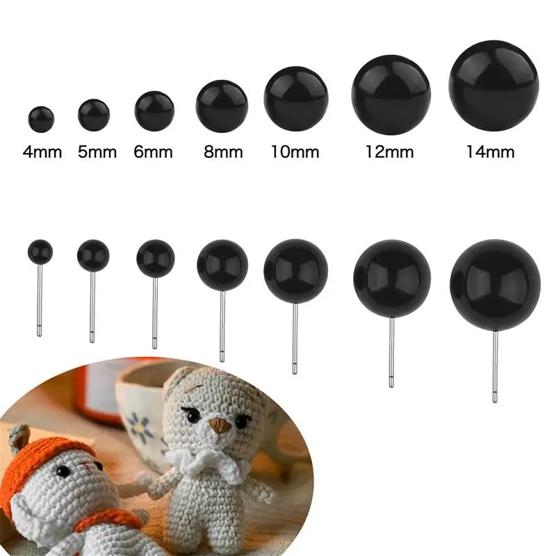 ตาจมูกพลาสติกสำหรับตุ๊กตาของเล่นตุ๊กตาหมีโครเชต์ตุ๊กตาหมีตาจมูก50/100ชิ้นอุปกรณ์ทำ