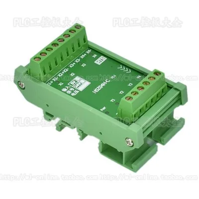 4 Channel 5V to 24V Grating Scale PLC Pulse Converter High Speed Conversion Photoelectric Isolation IO Interface Board