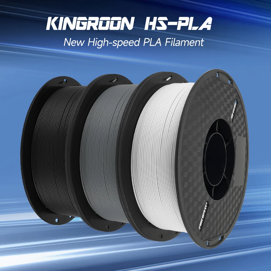 KINGROON PLA-HS 3D Printer Filament 1.75mm 5kg High Speed PLA 600mm/s Fast Printing Rapid PLA Multiple Color Option gallery 6