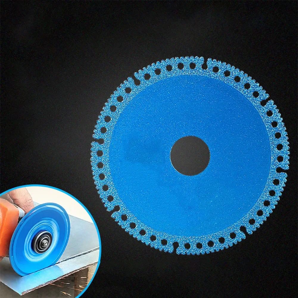 Brazed Diamond Saw Blade For Steel Metal Stone Marble Iron Rebar Aluminum Concrete Cutting Disc 100 Mm Power Parts