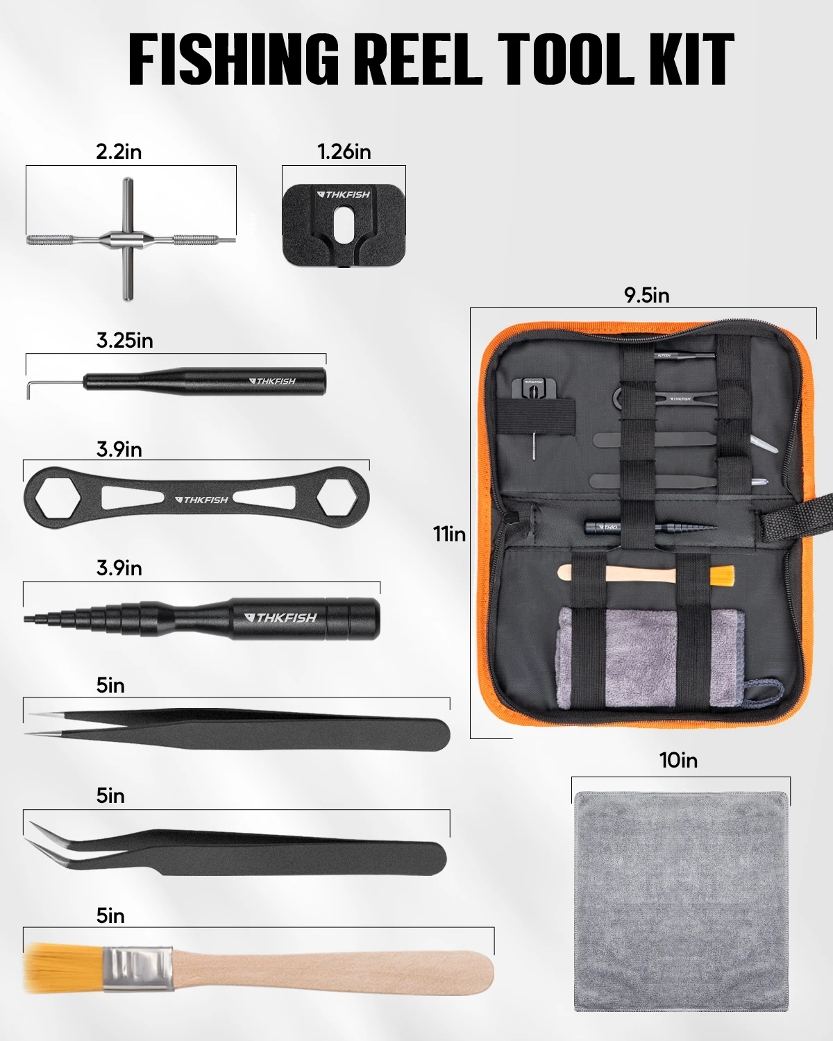 THKFISH Kit Reparación Carretes Pesca – Herramientas DIY