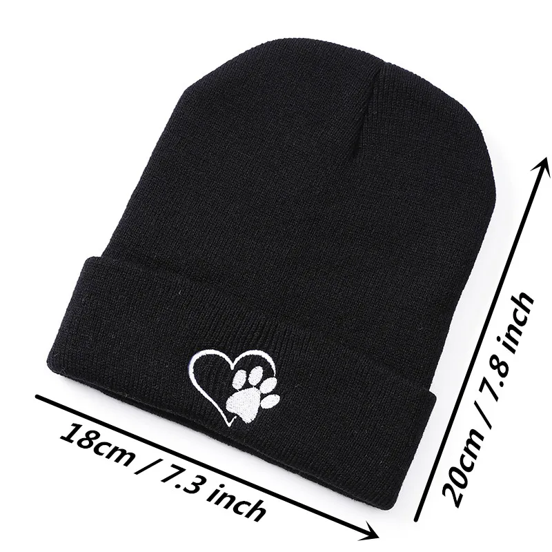 Unisex Beanie Hat Acrylic Hat Fashion Warm Skullies Knitted Hat Candy Solid Colors Female Casual Girls Winter Cap Hats For Women