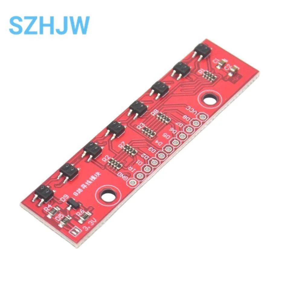 Tracking Module Infrared Detection Sensor Module DIY 8-Channel Infrared Detector Hunt Module 8bit Sensor Module