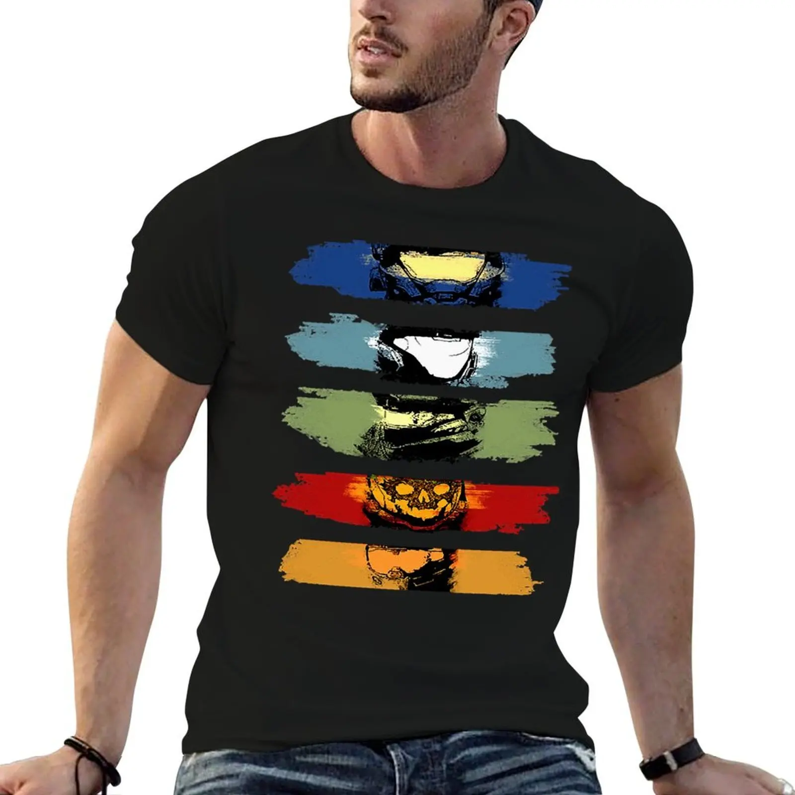 

t shirt Team Noble t for shirts T-Shirt graphic man cotton t man shirts 100% man casual Brush Strokes
