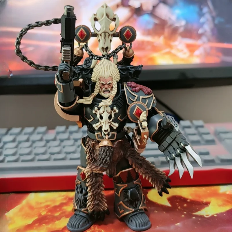 In Stock Joytoy 1/18 Warhammer 30k Action Figure Space Wolves Geigor Fell-Hand Anime Model Toy Children'S Toy Gifts