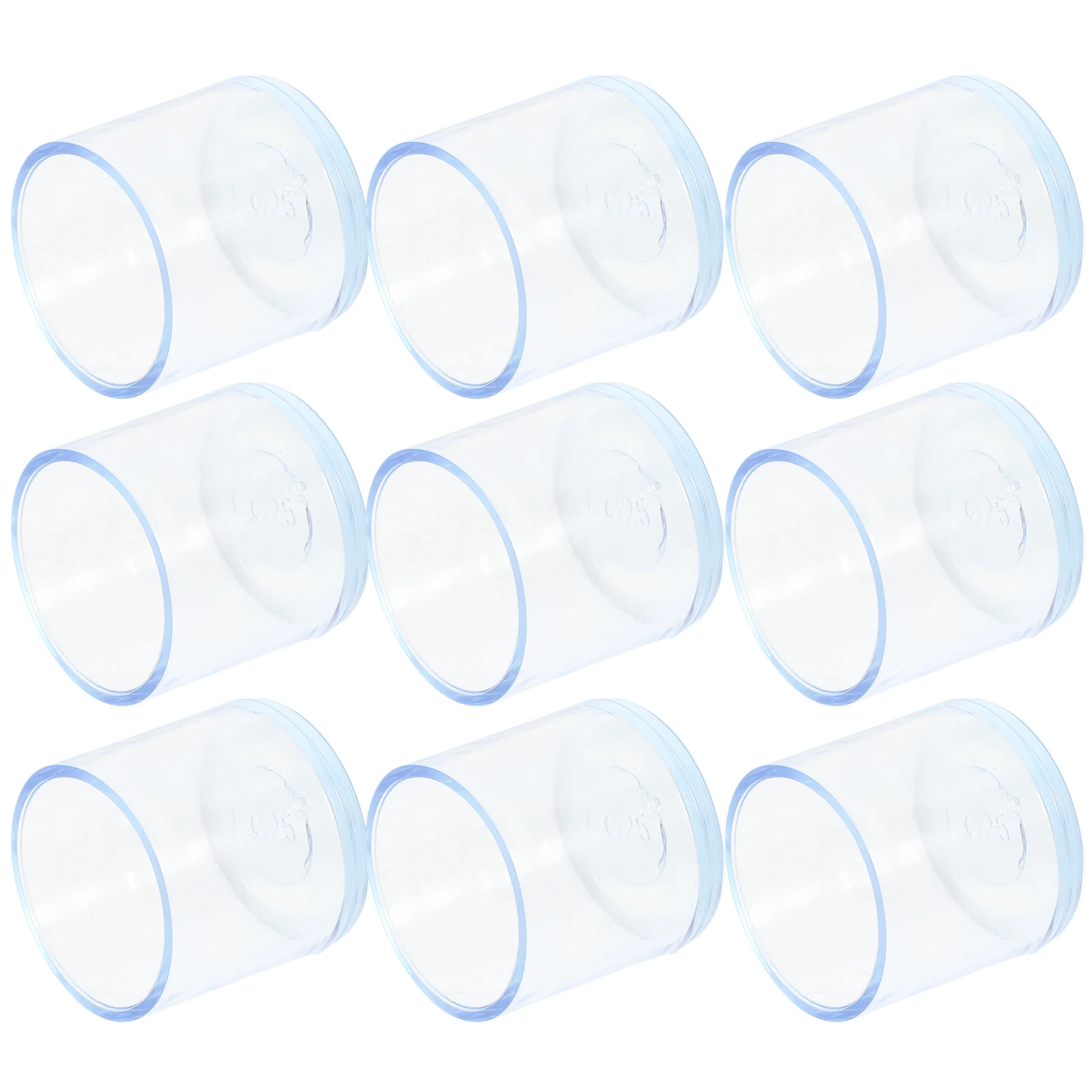 

30 Pcs Furniture Leg Protectors Floor Protection Cups for Hardwood Floors PVC Chair Casters Foot Covers Transparent Anti Noise