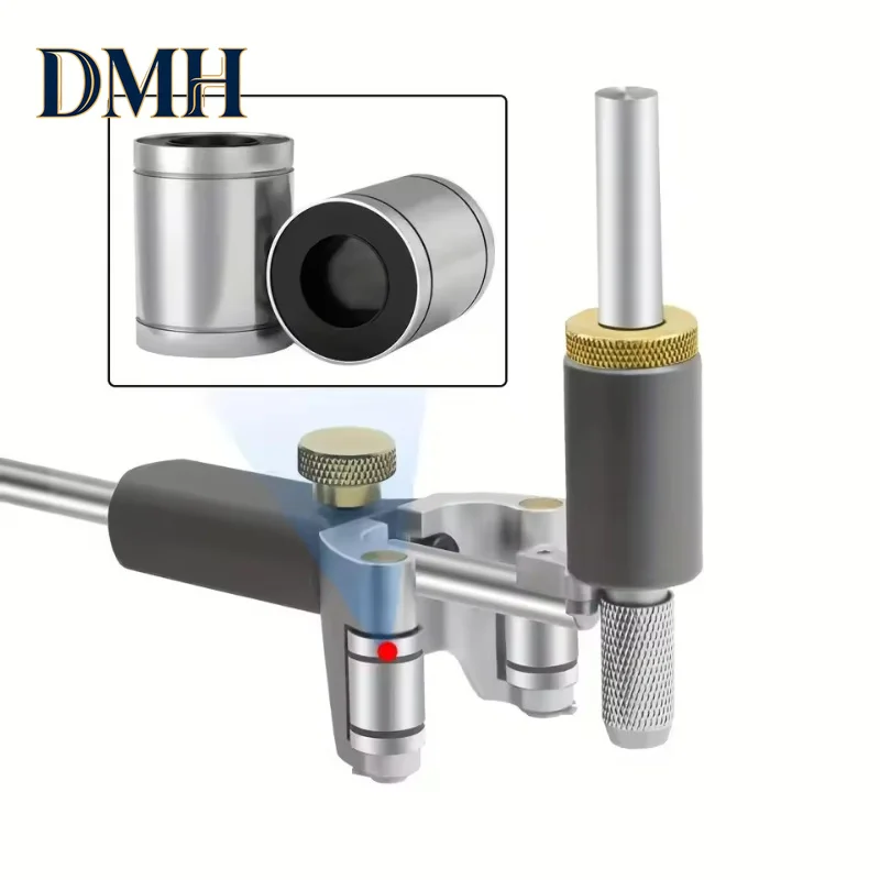 DMH-Marking Gauge Machine Wheel Multifunctional Woodworking Scribe Tool Parallel Scriber Sliding Mark Scraper Adjustable Scriber