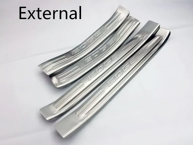 For Ford EDGE 2015-2018 High-quality stainless steel Threshold bar Welcome pedal Anti-scratch Car styling