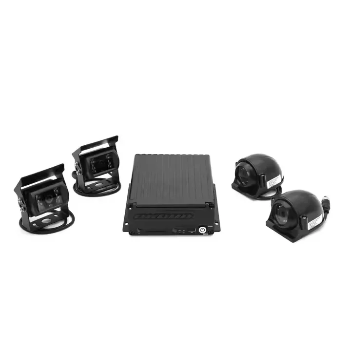 FL&OEM 4 Channel AHD 1080P H.265 Car GPS MDVR Recorder 4G DVR System with 2TB HDD for Bus Truck DVR Kit