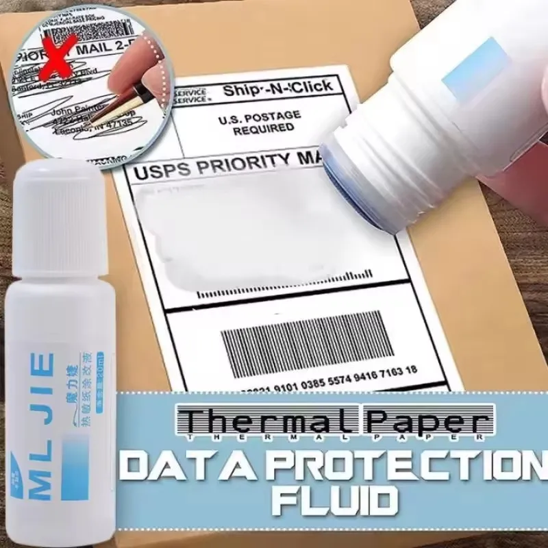 Thermal Paper Correction Fluid Data Fluid Anti-Leakage Correction Fluid Identity Protection Correction Fluid Security Stamp - view 3