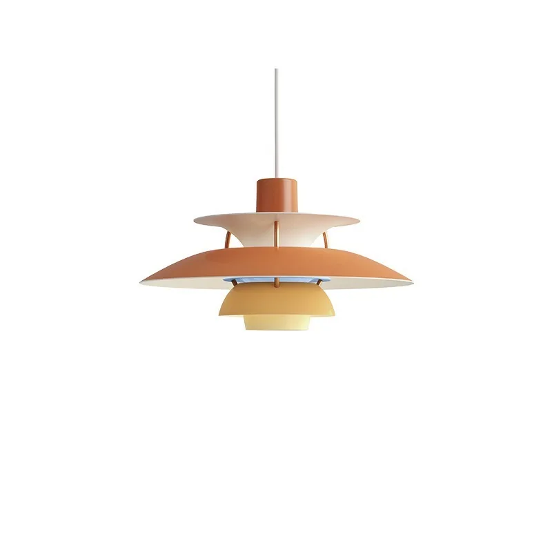 

Danish Design Lamp Gradient Led Pendant Light Creative High Quality Loui Hanging Lamp Living Kitchen Poulsen Ceiling Chandelier