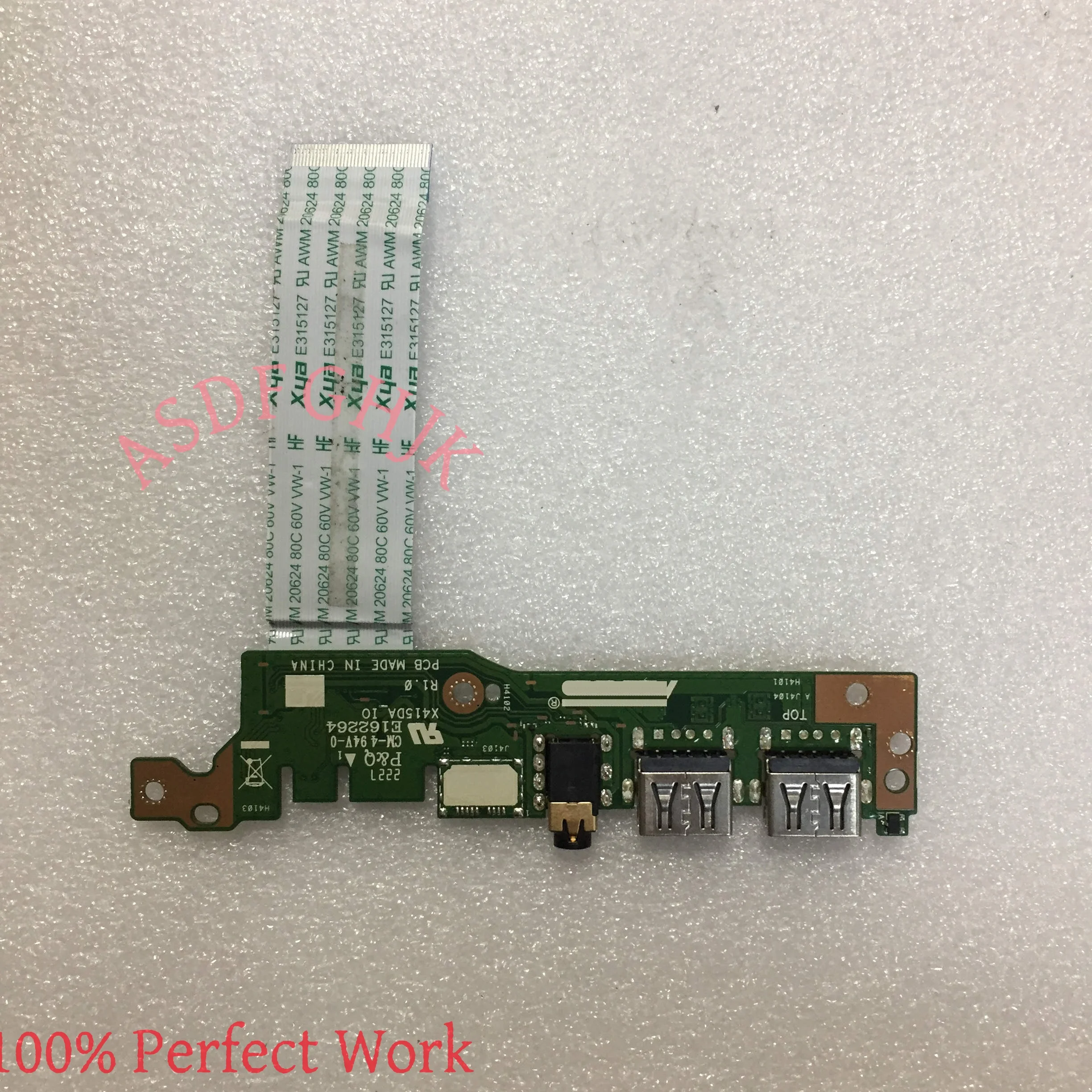 For Genuine Asus X415DA X515DA USB Reader Audio Port I/O Board 90NB0T30-R10010WITH CABLE TEST OK ，Freeing shipping