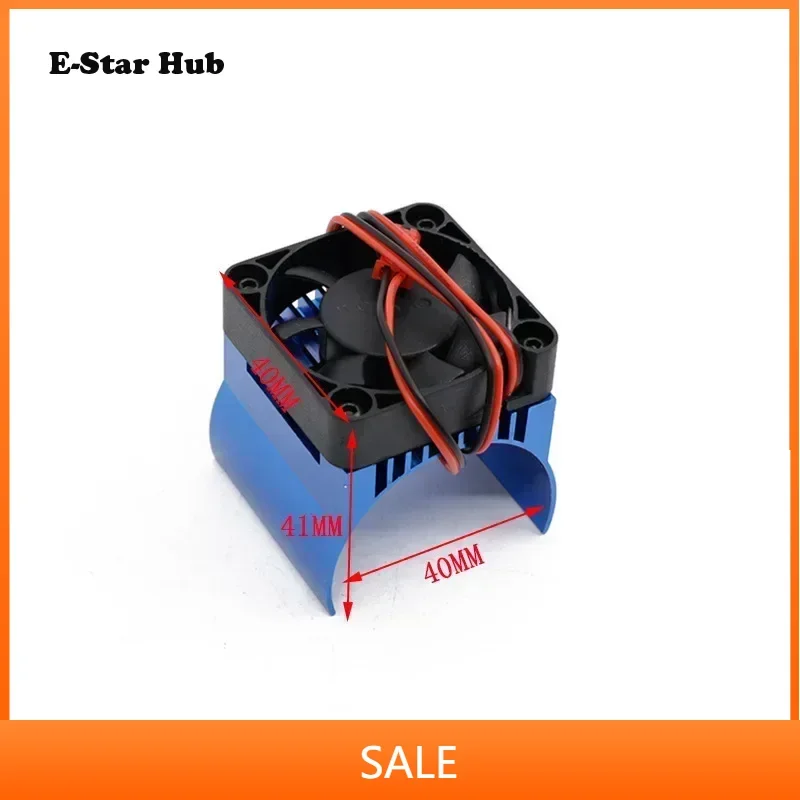 42mm Motor Cooling Fan Heat Sink for Trxs 1/10 E-Maxx E-Revo Summit Arrma 1/8 Kraton Talion Typhon RC Car