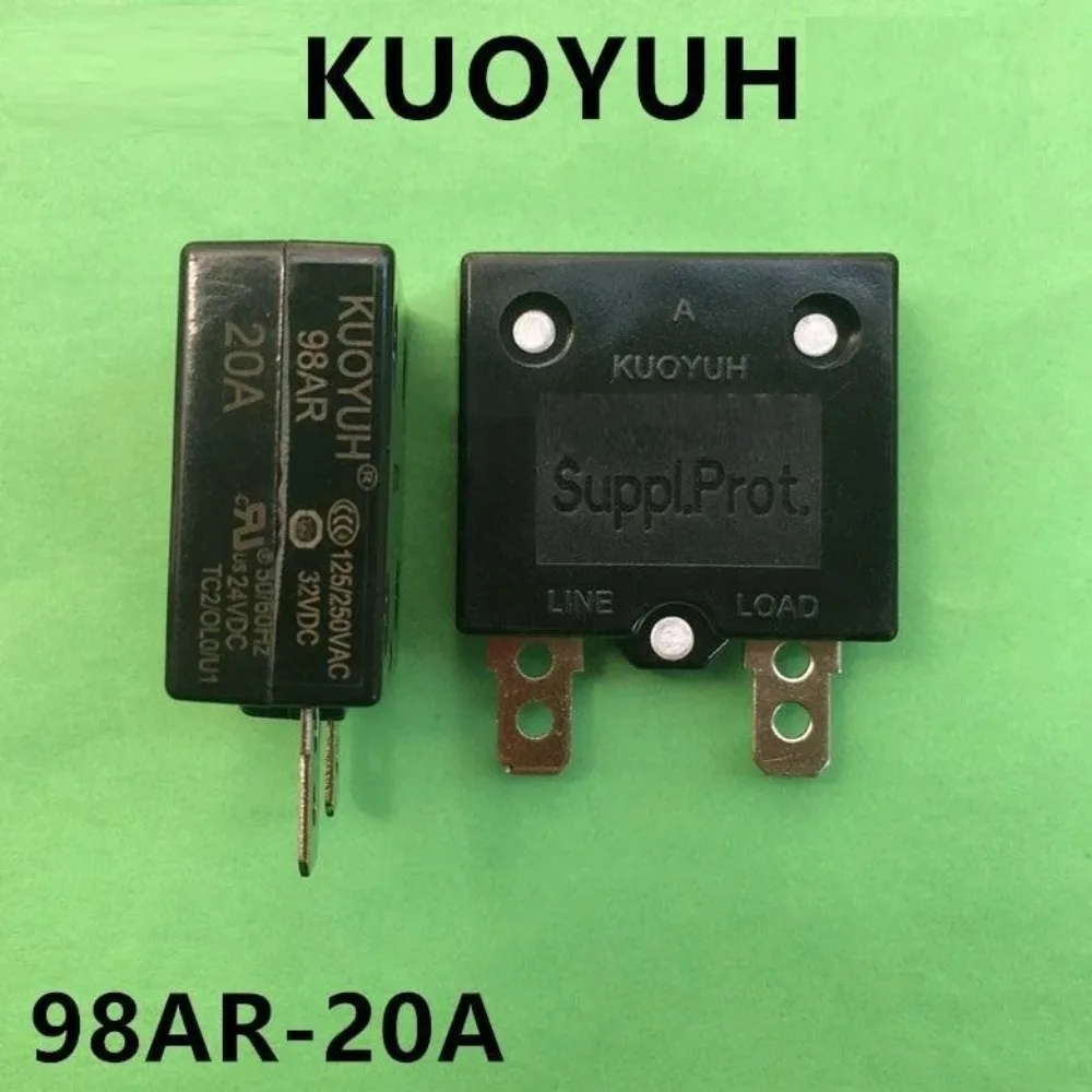 Circuit Breakers KUOYUH 98AR 20A Overcurrent Protector Overload Switch Automatic Reset