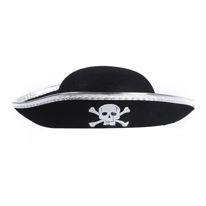 Stage Performances Pirate Hat for All Age Masquerade Party Captain Hat Halloween Costume Hat Party Accessories