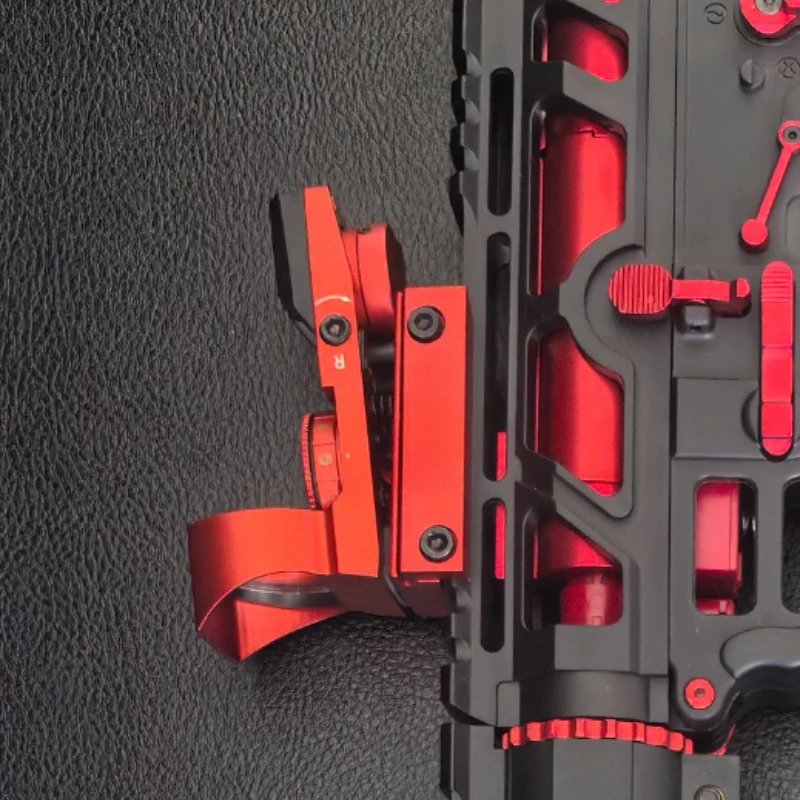 4 Reticle Red & Green Dot 1x Holographic Sight, Red Body, Outdoor Bird Watching, Water Gun Model Accessory