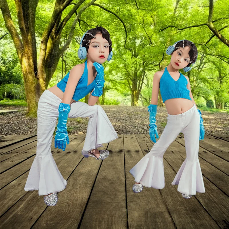 

Children's Retro Hong Kong Style Performance Clothes Girls 80-90 Years Of Personality Catwalk Performance Clothes Studio Shootin