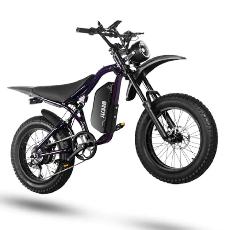 Adult/teen electric dirt bike: 3000W/4700W peak, 40-50MPH, 100-130 miles range, lightweight aluminum alloy frame, black, punctu