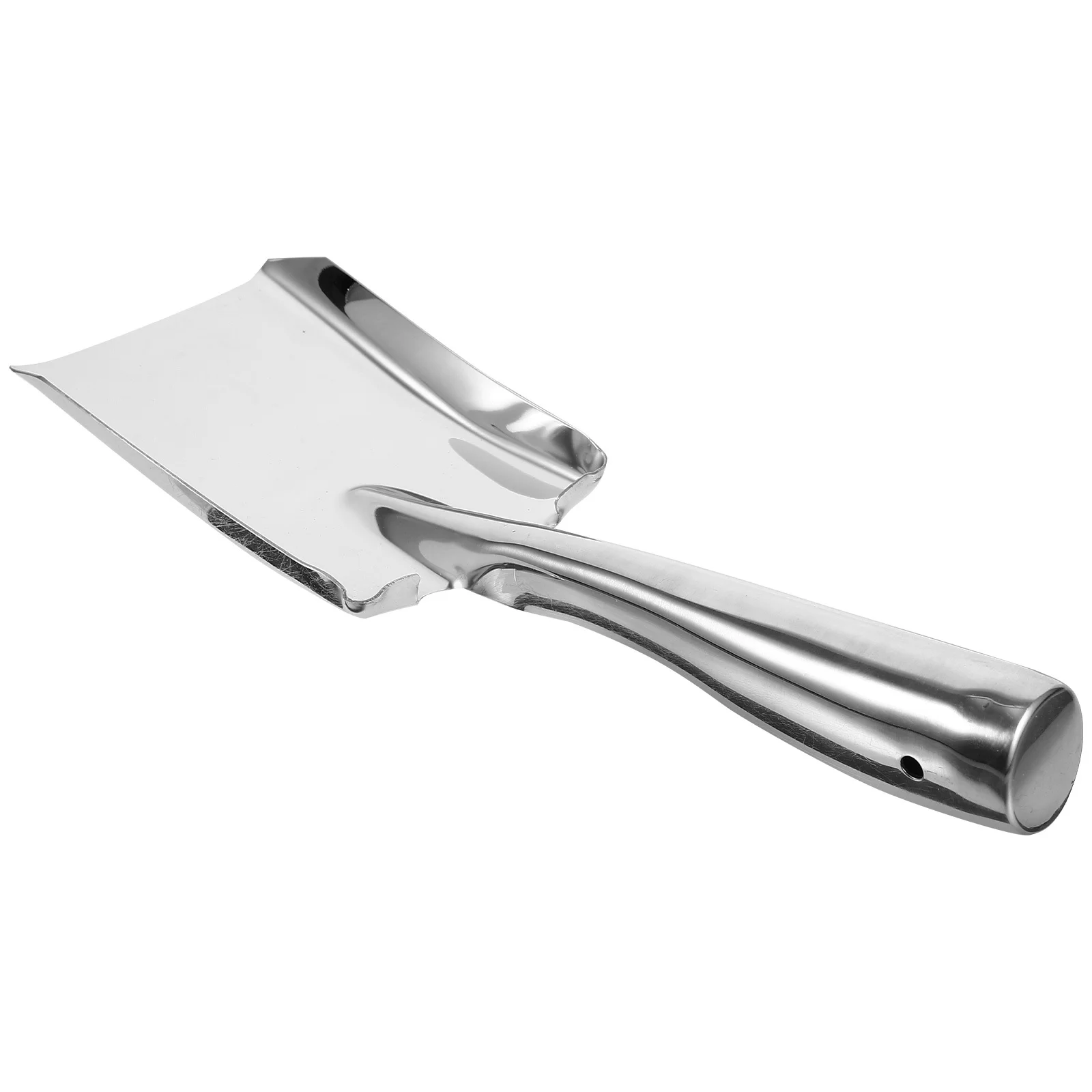 Thickened Stainless Shovel for Home Garden Use Strong Hardness One-Piece Design Ideal for Soil Loosening Cultivating and Camping