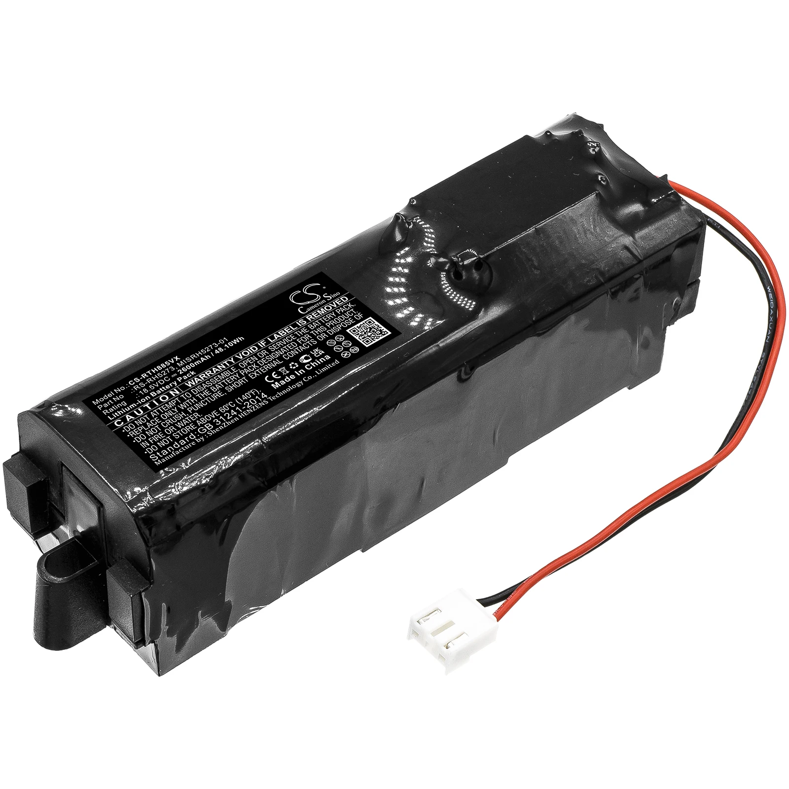 

Li-ion Vacuum Battery for Rowenta 18.5v 2600mAh