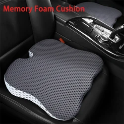 Car Wedge Seat Cushion For Car Driver Seat Office Chair Wheelchairs Memory Foam Seat Cushion-Ergonomic Orthopedic Support