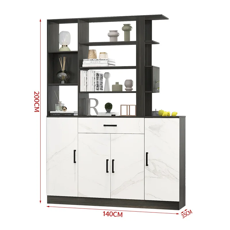 

Двусторонний вход, перегородка, обувной шкаф, встроенная светлая роскошная серая простая современная гостиная