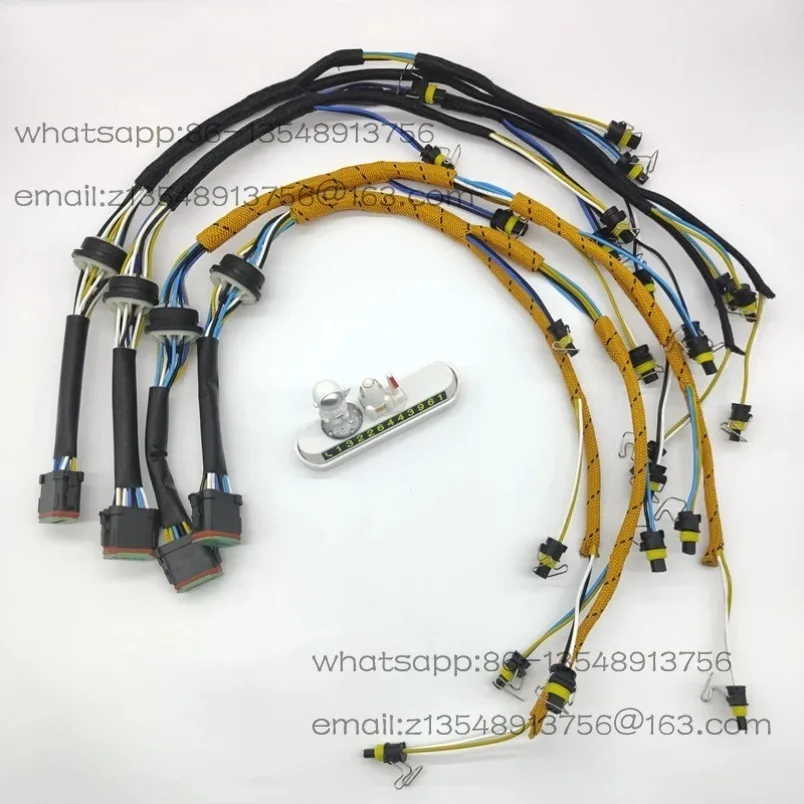 C7C9 wiring harness plug 330C/326D/329D/336D engine fuel injection nozzle wiring harness