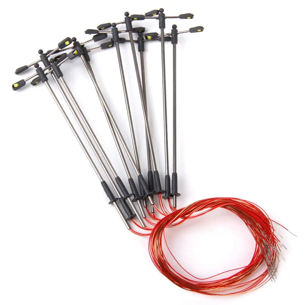 10가지 모델 LED 조명 기둥 기차 금속 램프 정원 및 공원 가로등