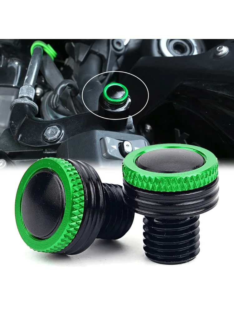 Bouchon de trou de miroir M10, accessoires de moto pour Kawasaki Z900 Z750 Z650 Z800 Z1000 Z1000SX Z900RS Z300 Z400 Z500