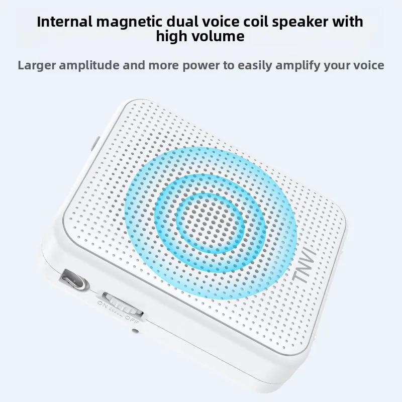 For TNVI M2S 2.4G Wireless Lapel Mic Portable Rechargeable Voice Amplifier Speaker For Teacher Tour Guide Classroom Outdoor - view 4