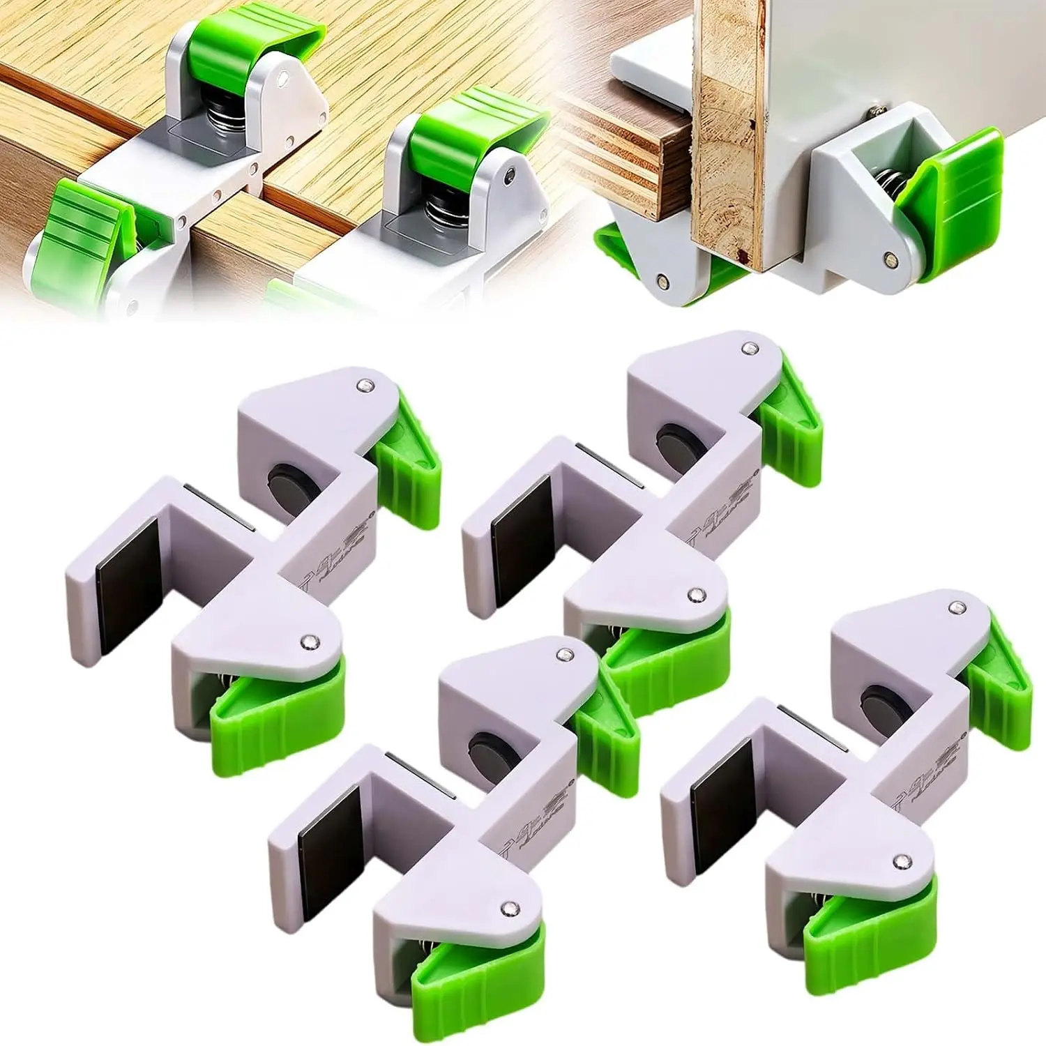 4PCS Woodworking Filler Board Installation Clamp Adjustable Scribe Jig Tool Cabinet Alignment Helper Quick Marking Scribing Jig
