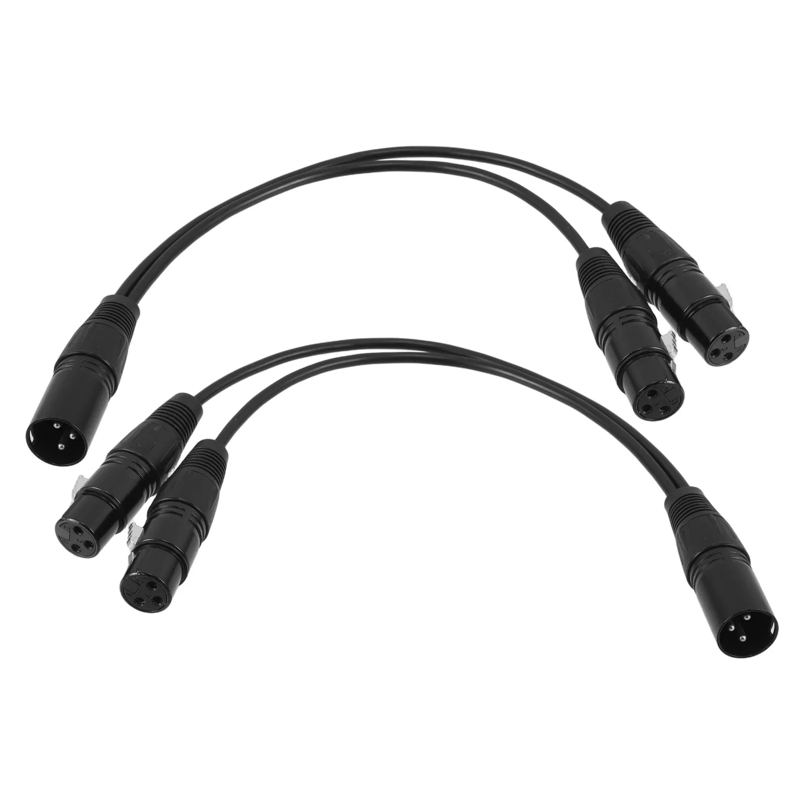 

2Pcs Xlr Extension Cable Male To Female Balanced Microphone Splitter Cord Audio Mixer Cable High Quality Audio Video Cable