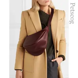 Petscog Pu Borsa moda donna in pelle 2022 Borse a tracolla design mezzaluna Spallacci regolabili Borse di lusso Bolsa