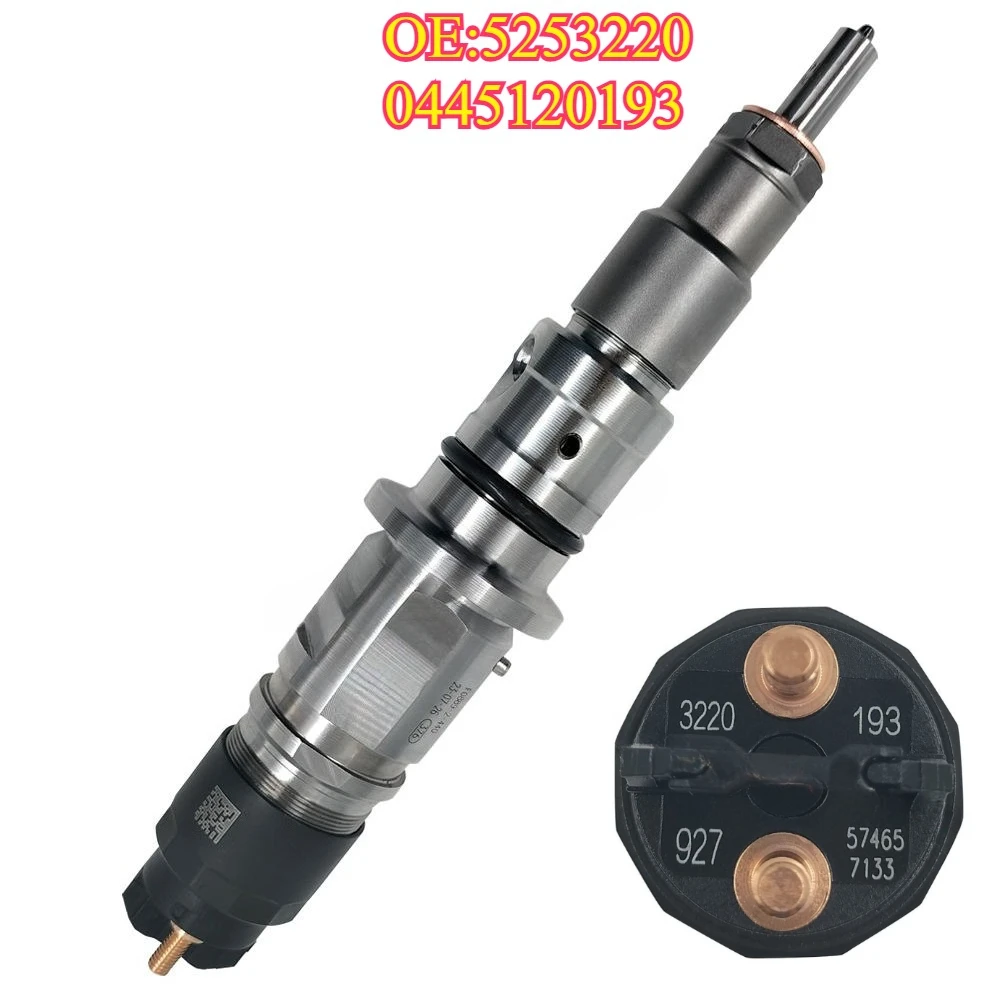 Original High Quality New For 5253220 0445120193 Fuel Injectors Diesel Fits For Dodge Ram 2500 3500 6.7L