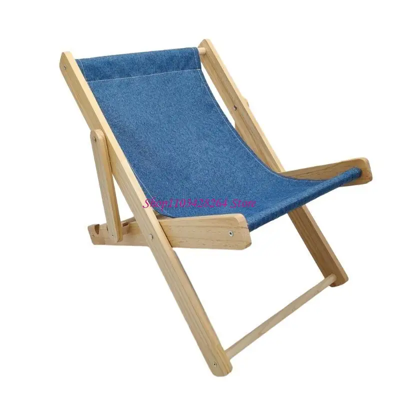 دعائم تصوير للأطفال كرسي الشاطئ الخشبي لحديثي الولادة لالتقاط الصور وأثاث الأطفال الرضع لتزيين خلفية الصورة #4