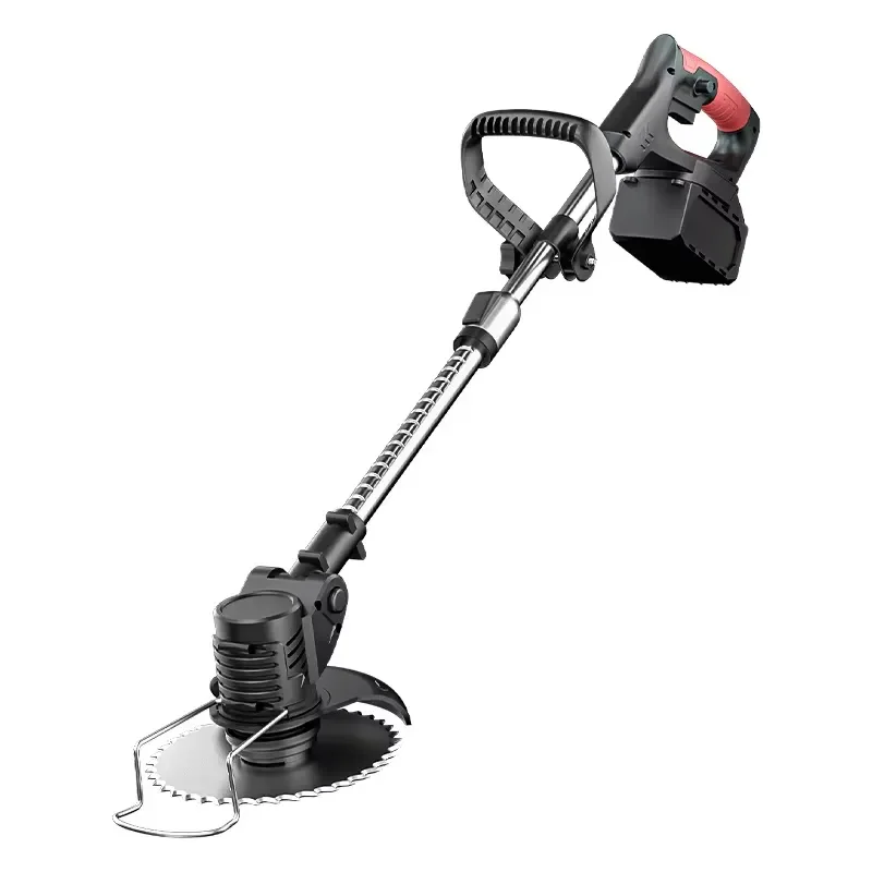 Cordless Lithium Ion Lawn Mower Handheld Electric Rechargeable Garden Mower Suitable For Home Garden Mowing