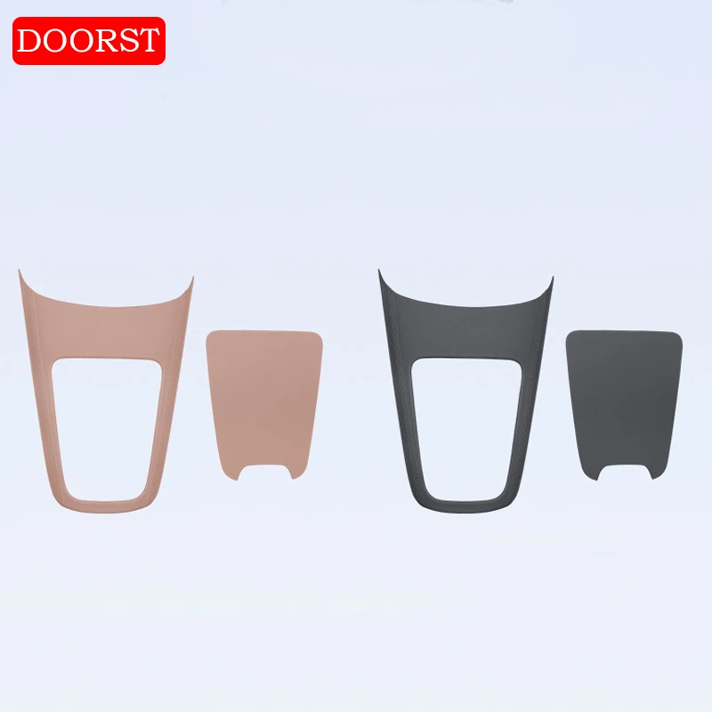 

For Mercedes Benz E Class W214 Car Center Console Leather Style Panel Cover Trim Panel Frame Interior Decoration Modification