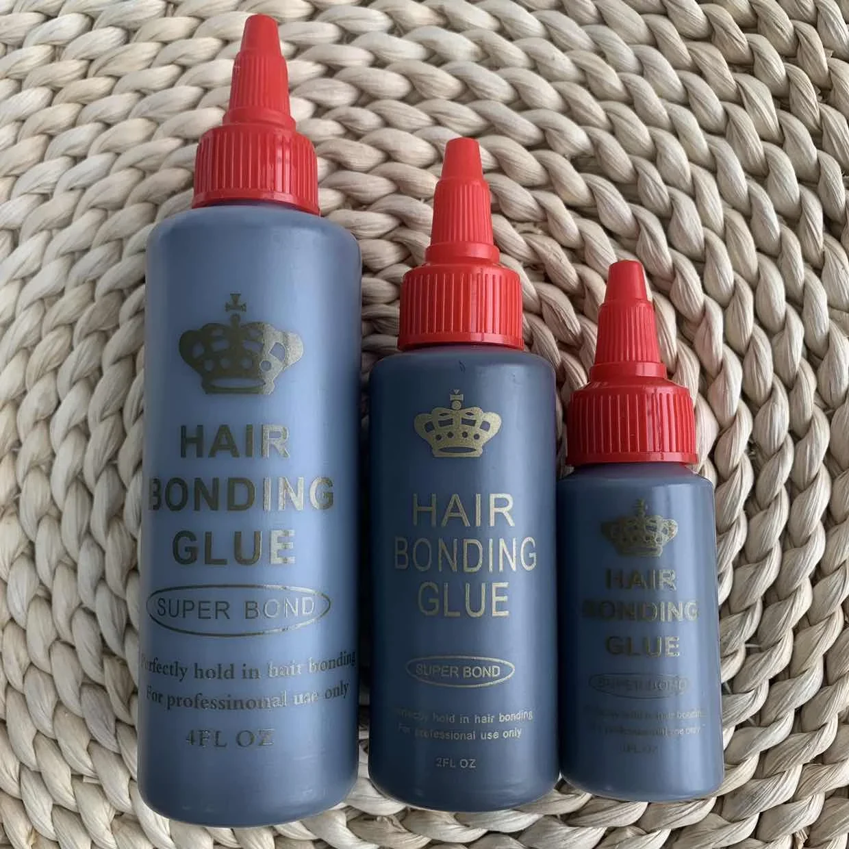 1/2個入り ブラックヘアウィービングボンド 防水 防カビ ヘアボンディンググルー スーパーボンド 完璧なホールド力 ヘアボンディングレースグルー