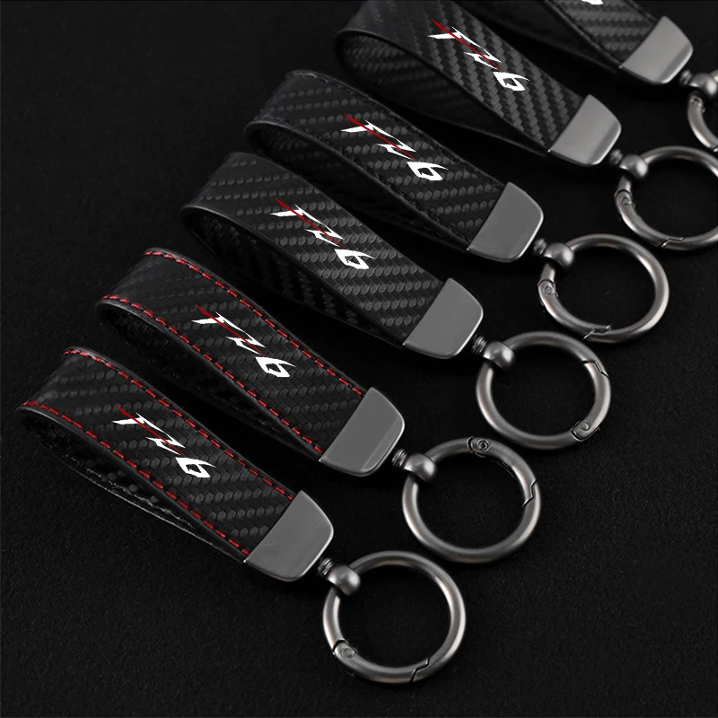 For YAMAHA FZ1 FZ6 FZ8 FAZER FZR400RR FZ-09 FZ-07 FZ6R FZ6S FZ6N Motorcycle Keychain Holder Keyring Key Chains Lanyard Cars Key