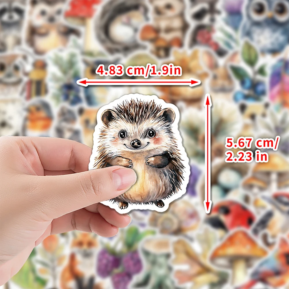 10/30/50/100 個かわいい動物漫画ステッカー美的 DIY 文具学用品防水落書きステッカーおもちゃ