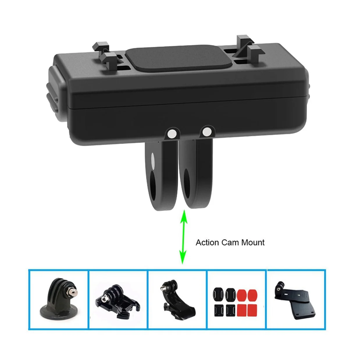 Aksesori dasar magnetik antarmuka 1/4, adaptor lepas cepat magnetik dan aksesori untuk Insta360 ONE/X2/ACE/ACE