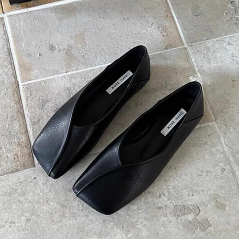 Women New Loafers Shoes Flats Sport Sneaker Trend Soft Leather Work Woman Shoes Comfort Shallow Walking Mujer Zapatos Sandals