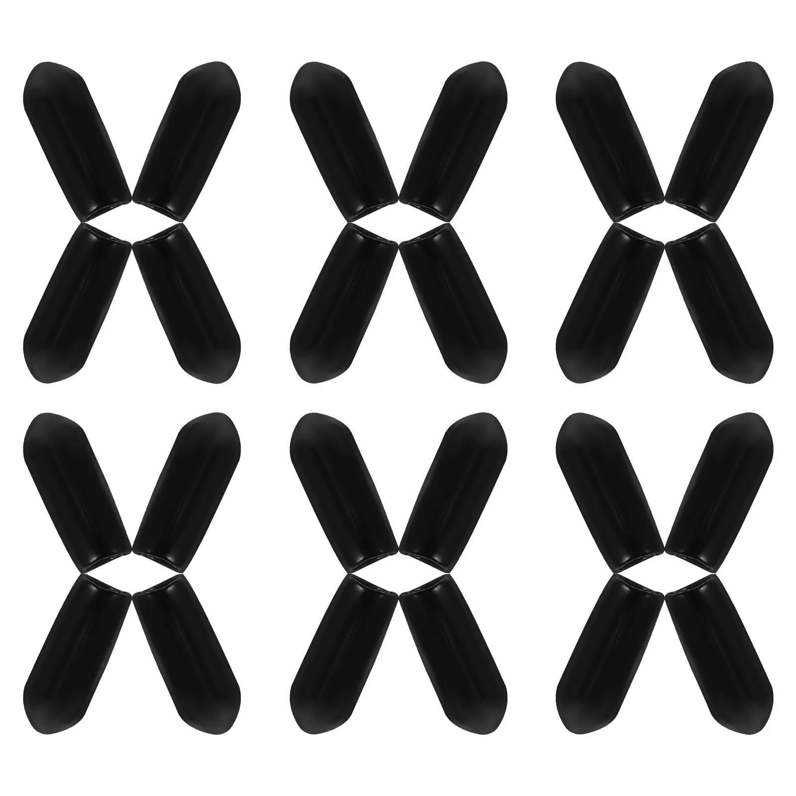 100Pcs Headband Ending Protectors Durable Rubber Caps DIY Hair Accessories Headband Rubber Ends Replacement Hair Band Caps