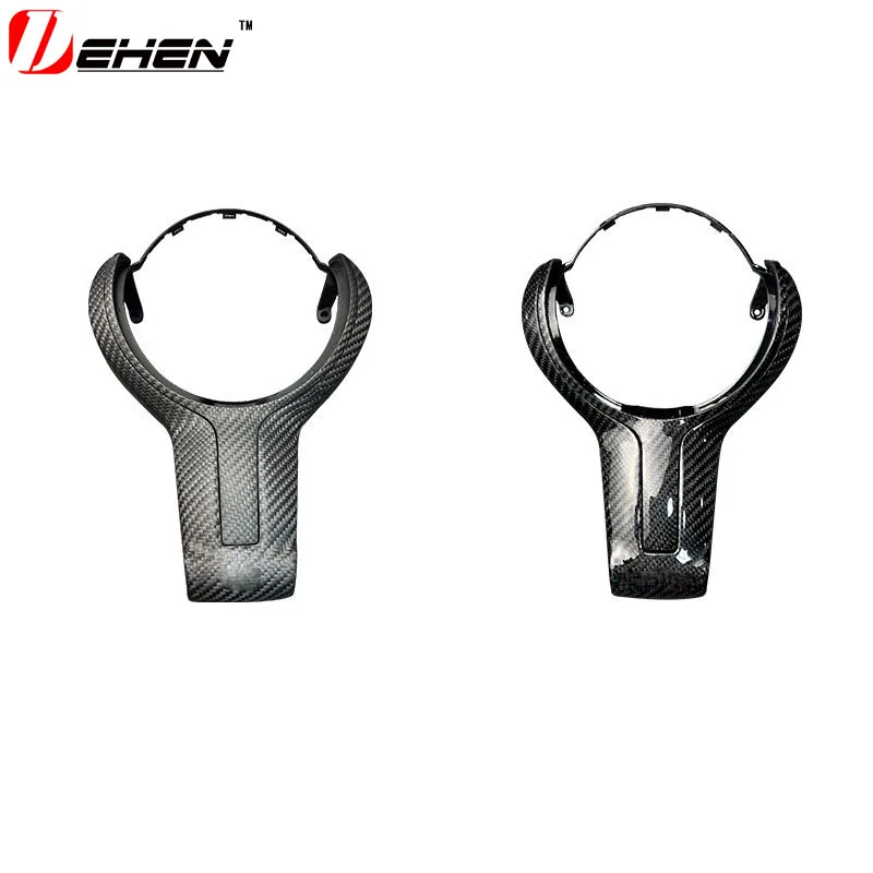 

For X1 X3 X4 X5 X6 M2 M3 M4 M5 M6 1 2 3 4 5 6 7Series power Steering Wheel Covers Car Carbon Fiber M sport Steering Wheel Trim